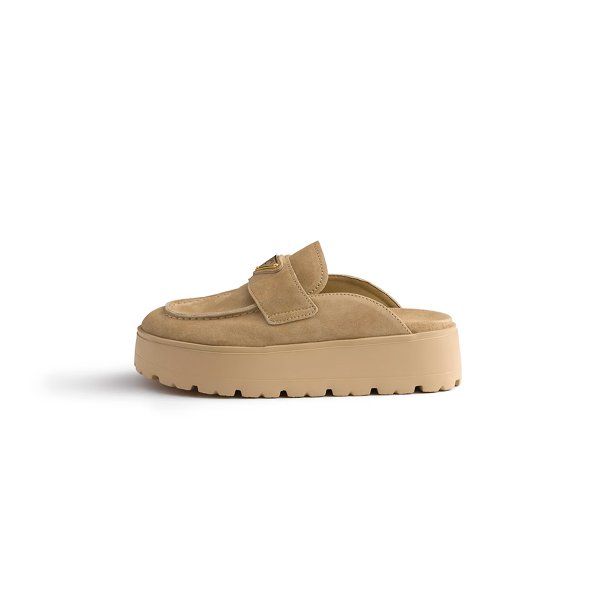 Pra*a suede flatform mules 1xz778